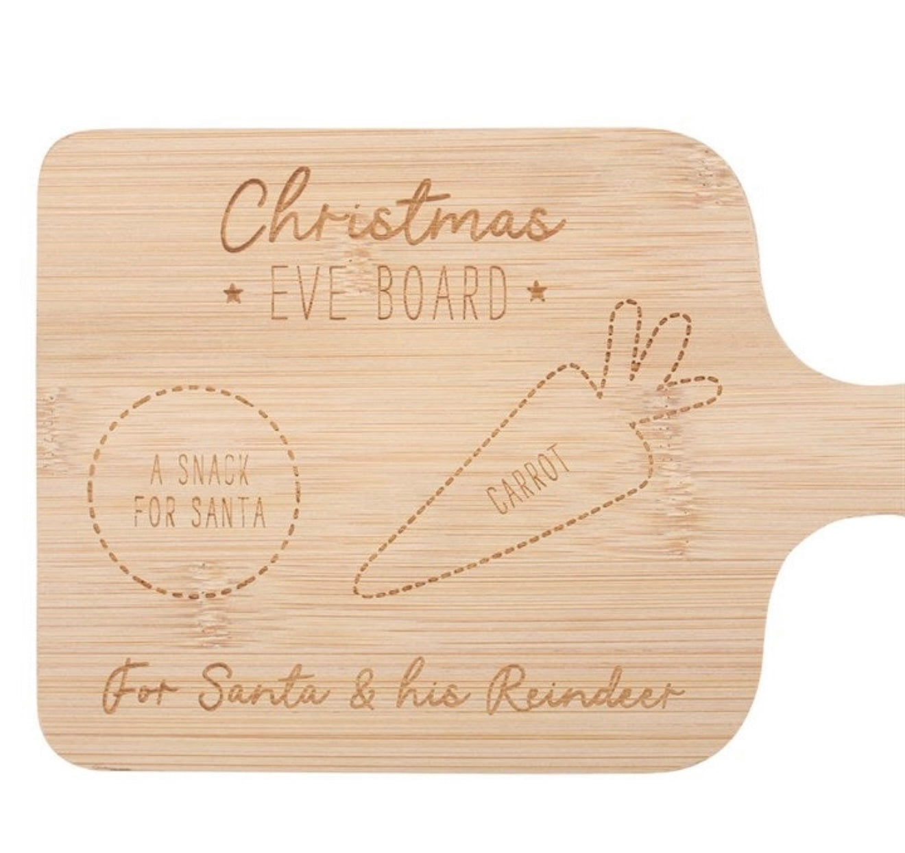 Christmas Eve Wooden Board for Santa