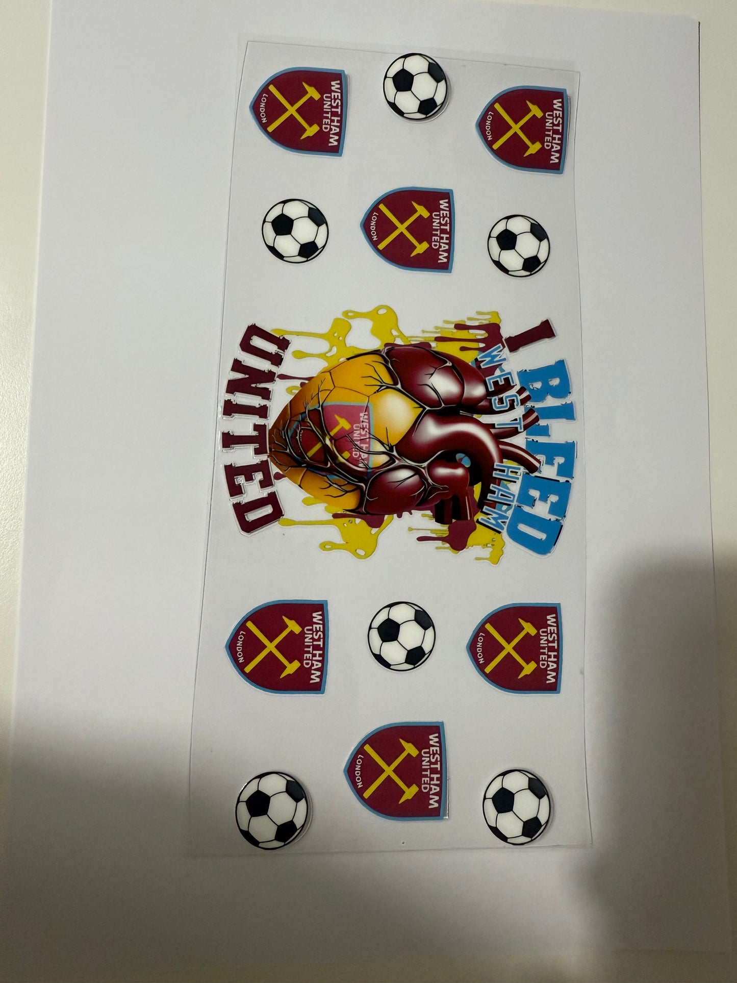 16Oz Football Wraps for Tumblers