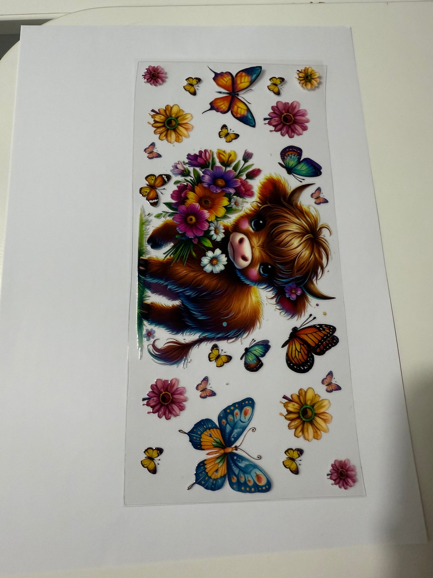 16oz Highland Cows Wraps for Tumblers
