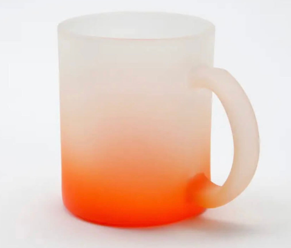 Custom Frosted Glass Mugs