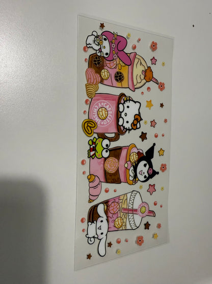 16oz Character Wraps For Tumblers