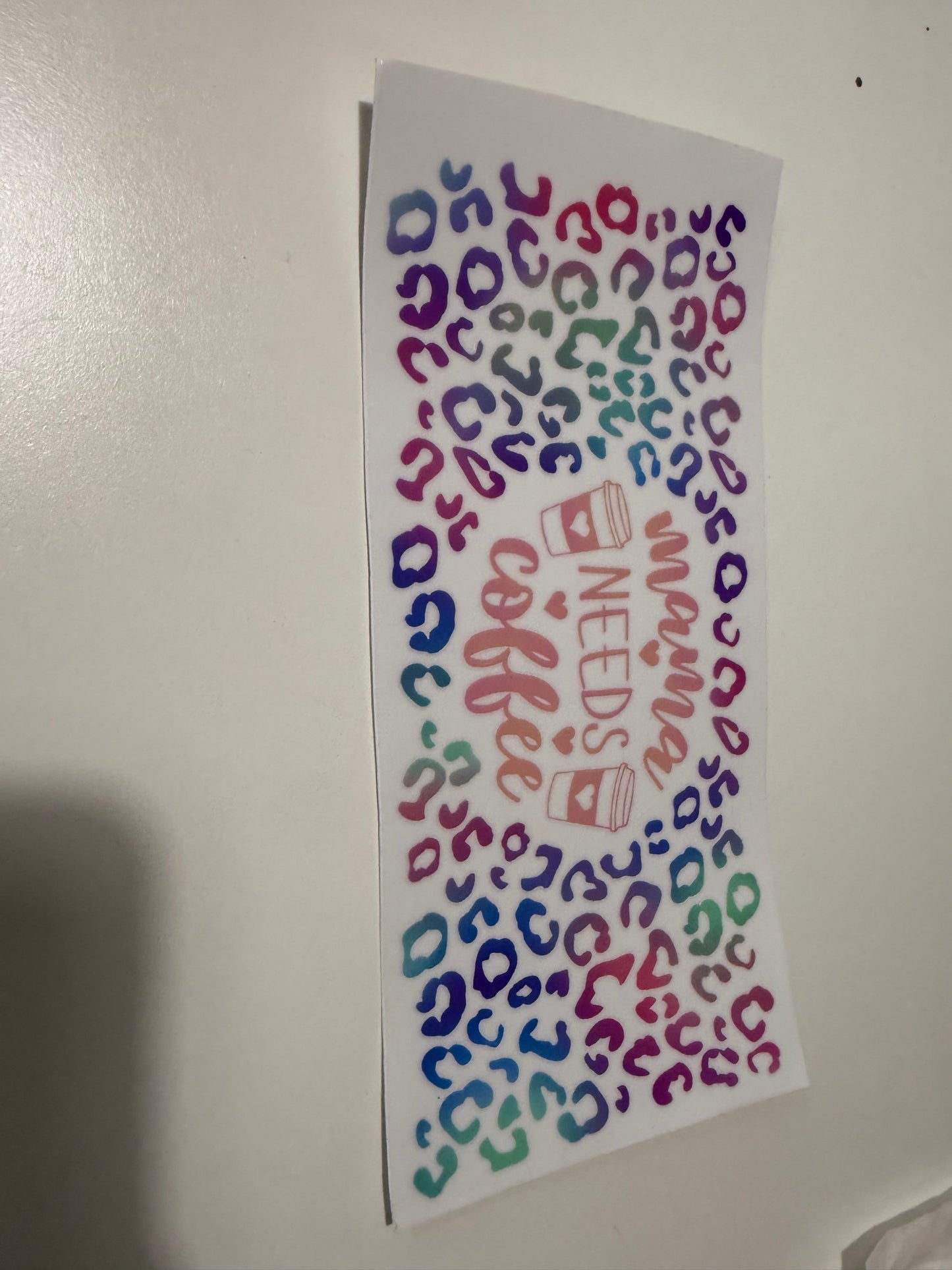 16oz Drink Design Wraps for Tumblers