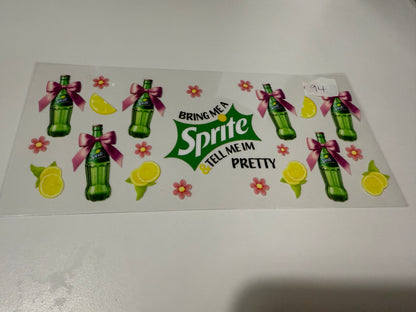 16oz Drink Design Wraps for Tumblers