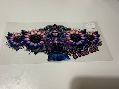 16oz ADULTS ONLY Wraps for Tumblers 18+