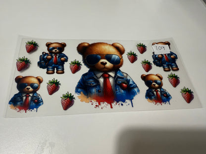 16oz Cutesy Wraps for Tumblers