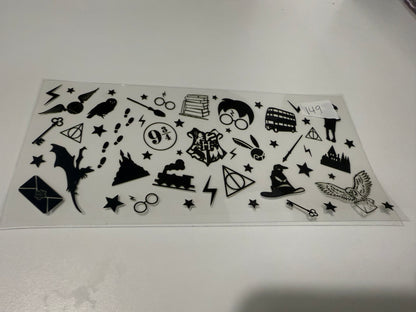 16oz Character Wraps For Tumblers
