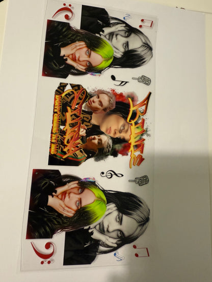 16oz Celebs Wraps for Tumblers