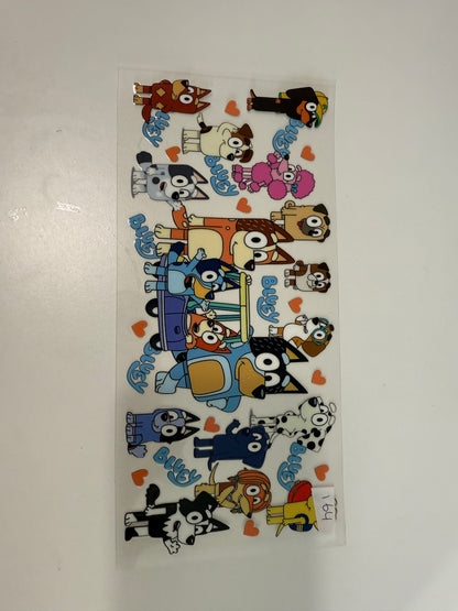16oz Character Wraps For Tumblers